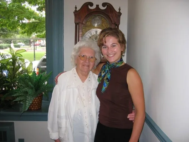 Me and the previous owner of the house